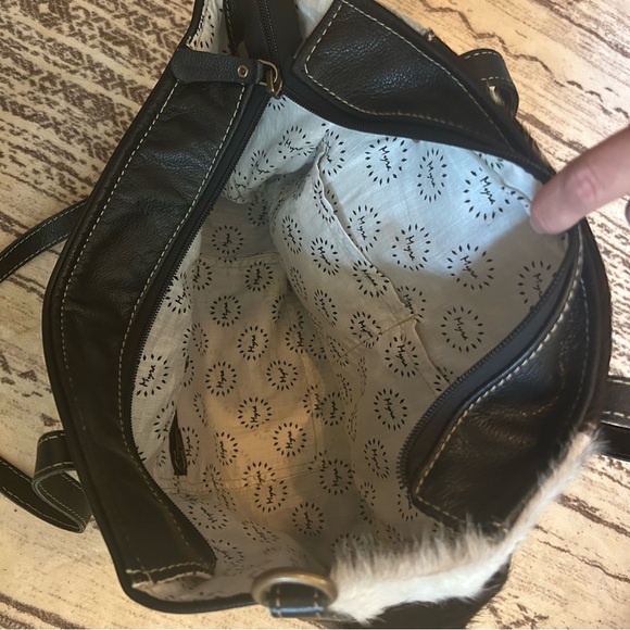 NWOT Myra bag, cow print, large - Picture 5 of 13